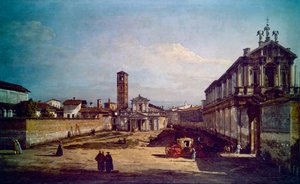 ミラノの眺め（絵画） 作： Bernardo Bellotto