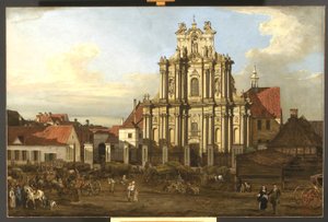 Visitandines教会、ワルシャワ、ポーランド 作： Bernardo Bellotto