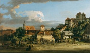 ピルナ：1750年代半ばの南部のObertor。 作： Bernardo Bellotto