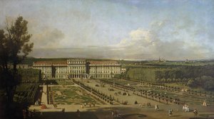 シェーンブルン宮殿と庭園、1759-61 作： Bernardo Bellotto