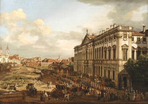 連邦宮殿（クラシスキ宮殿） 作： Bernardo Bellotto