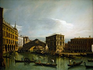 ヴェネツィアの大運河 作： Bernardo Bellotto
