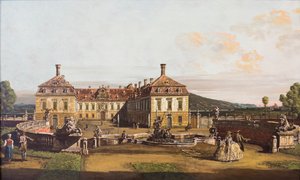 O palácio imperial de Scolosshof 作： Bernardo Bellotto