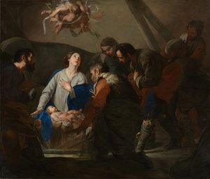 羊飼いの礼拝 作： Bernardo Cavallino
