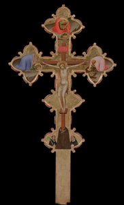 ポータブル、両面クロスバージョン、1335-1340 作： Bernardo Daddi