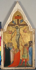 はりつけ、c.1340（ポプラの木のテンペラ） 作： Bernardo Daddi