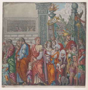 シート 7: 行列、「ジュリアス シーザーの凱旋」より、1599 年。