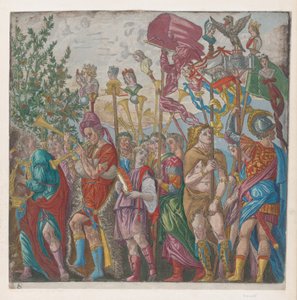 Sheet 7: The Triumph of Julius ..., 1599.