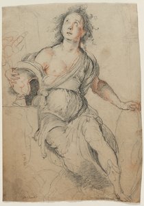 寓話的な図、c。 1635年。 作： Bernardo Strozzi