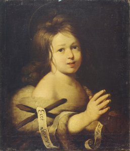 子供の頃の洗礼者ヨハネ 作： Bernardo Strozzi