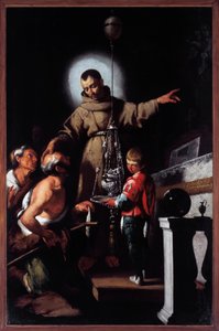 アルカラの聖ディダカスの肖像」（油彩・キャンバス 作： Bernardo Strozzi