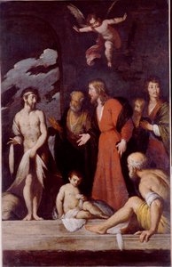 麻痺の治癒 作： Bernardo Strozzi