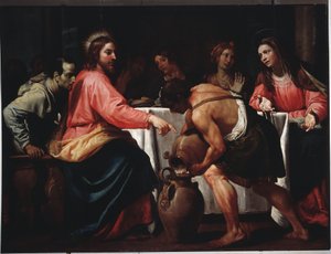 カナの婚礼」（油彩・キャンバス 作： Bernardo Strozzi