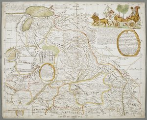 ニューメキシコ州の地図 作： Bernardo de Miera y Pacheco