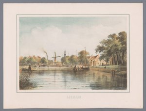 アルクマールの街並み Alkmaar (オブジェクトのシリーズ タイトル) 作： Bernardus Gerardus ten Berge