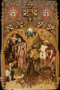 セントルーシーの殉教、c。 1440 作： Bernat Martorell the Elder
