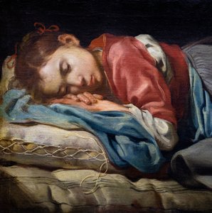 スリーピング・ガール 作： ベルンハルト（1624-87年活躍）カイル