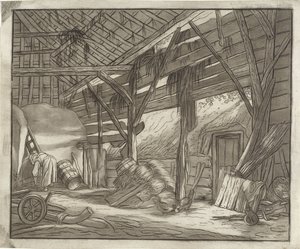 農場の小屋 作： Bernhard Schreuder