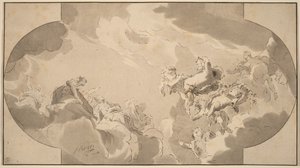 天井の装飾 作： Bernhard Schreuder