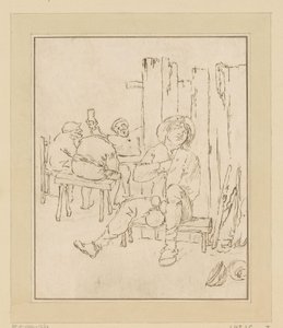 酒場にいた酔っ払いの農夫 作： Bernhard Schreuder