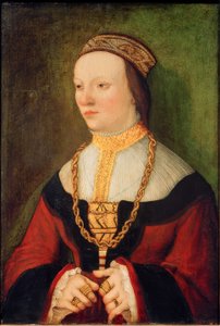 若い女性の肖像 作： Bernhard Strigel