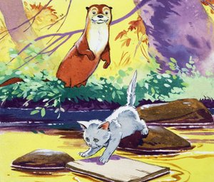 カワウソのフリップテイル
