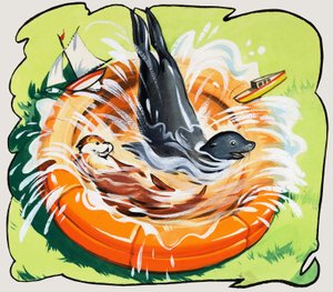 カワウソのフリップテイル