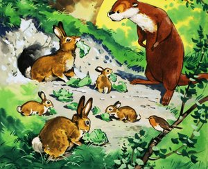 カワウソのフリップテイル