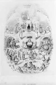 食べ物：ブリヤ-サヴァランの料理と様々な調理法 ベルタルのイラスト入り。1840年パリ。 作： Bertall
