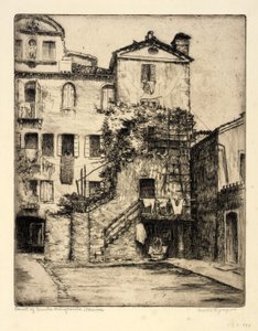 サンタ・マルゲリータ宮廷、ヴェネツィア 作： Bertha E. Jaques