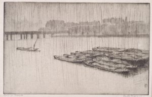 テムズの雨 作： Bertha E. Jaques