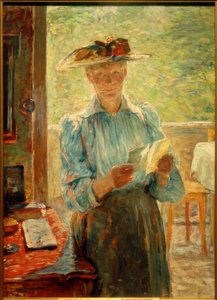 スウェーデンのピアニストHanna Lucia Bauckの肖像 作： Bertha Wegmann