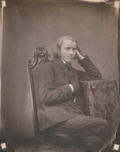 ヨハネス・ブラームス、ライプツィヒ、1853年（写真） 作： ベルタ・ウェーナート＝ベックマン