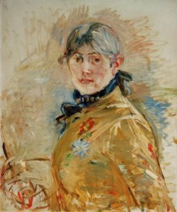 自画像 作： Berthe Morisot