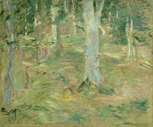 コンピエーニュの森 作： Berthe Morisot