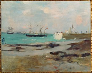 ブローニュ港への入り口 作： Berthe Morisot