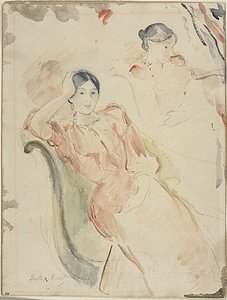 ジャンヌ・ポンティヨン 作： Berthe Morisot