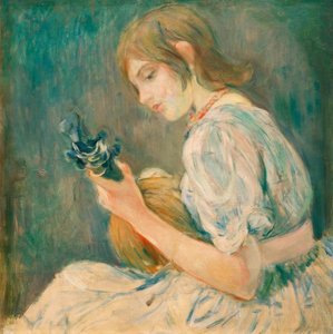 マンドリン 作： Berthe Morisot