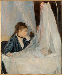 ゆりかご 作： Berthe Morisot