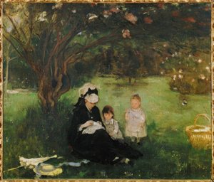 モールコートのライラック 作： Berthe Morisot