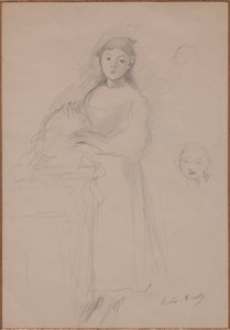 マルテ・ギバウダン 作： Berthe Morisot