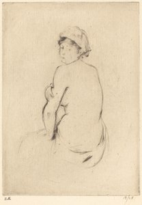 ヌード 作： Berthe Morisot