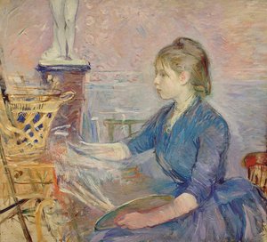 ポール・ゴビラードの絵、1887 作： Berthe Morisot