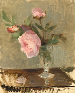 牡丹、1869年頃 作： Berthe Morisot