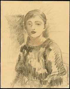 ジュリー・マネの肖像 作： Berthe Morisot