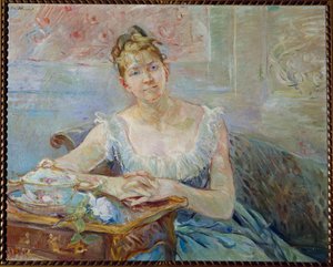 ルイーズ・リーゼナーの肖像 作： Berthe Morisot