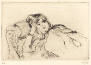 休み 作： Berthe Morisot