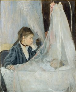 ゆりかご 作： Berthe Morisot