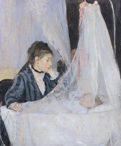 ゆりかご 作： Berthe Morisot