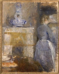 Rouart家族のダイニングルーム、アベニューd "Eylau、1880 作： Berthe Morisot